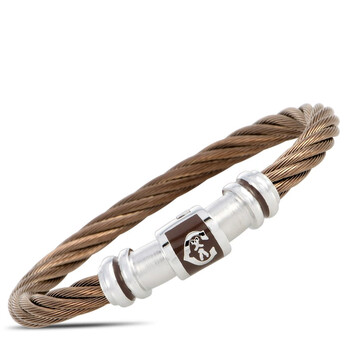 Vòng tay Charriol Sterling Silver And Bronze Pvd Plated Stainless Steel Bangle Bracelet Size M chính hãng