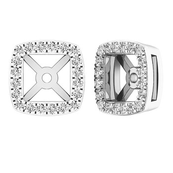 Dazzling Rock Dazzlingrock Collection 0.25 Carat (Ctw) 18K Round White Diamond Removable Jackets For Stud Earrings 1/4 Ct, White Gold 1 Bông tai Dazzling Rock Dazzlingrock Collection 0.25 Carat (Ctw) 18K Round White Diamond Removable Jackets For Stud Earrings 1/4 Ct