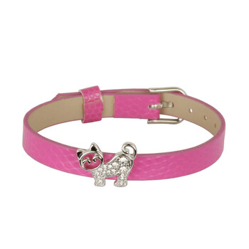Ellie Byrd Bronze, Chrystal, & Epoxy Cat Bracelet, 8.75" 2 Vòng tay Ellie Byrd Bronze