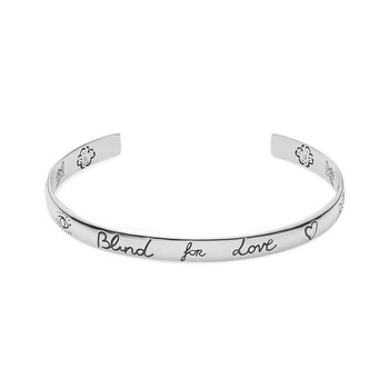 Vòng tay Gucci "Blind For Love" Bracelet In Silver chính hãng