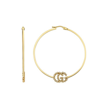Bông tai Gucci Gg Running Earrings With Diamonds