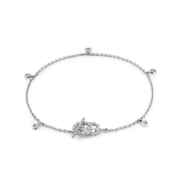 Gucci Gg Running White Gold Diamond Toggle Bracelet 1 Vòng tay Gucci Gg Running White Gold Diamond Toggle Bracelet chính hãng