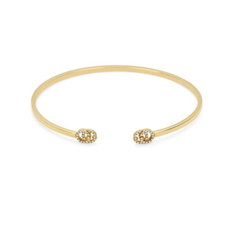 Gucci Running Gg Cuff Bracelet With Diamond G'S In 18Kt Yellow Gold 1 Vòng tay Gucci Running Gg Cuff Bracelet With Diamond G'S In 18Kt Yellow Gold chính hãng