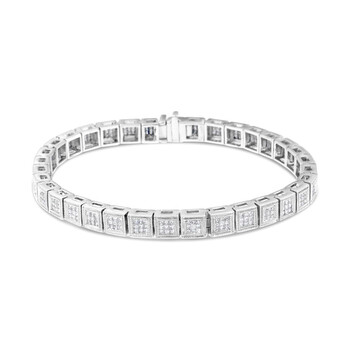 Vòng tay Haus Of Brilliance 14K White Gold 2 7/8Ct. Tdw Diamond Tennis Bracelet (H-I
