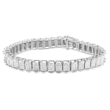 Vòng tay Haus Of Brilliance 14K White Gold 5Ct Tdw Diamond Tennis Bracelet (H-I