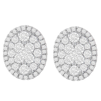 Bông tai Haus Of Brilliance 14K Yellow Gold 1 3/4Ct Tdw Round Cut Diamond Earrings (H-I