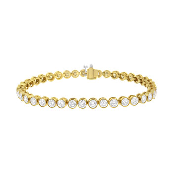 Haus Of Brilliance 14K Yellow Gold 8Ct. Tdw Round-Cut Diamond Bracelet (H-I,Si1-Si2) 2 Vòng tay Haus Of Brilliance 14K Yellow Gold 8Ct. Tdw Round-Cut Diamond Bracelet (H-I