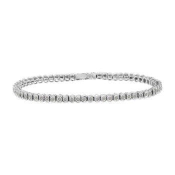 Vòng tay Haus Of Brilliance Sterling Silver 1/2Ct Tdw Diamond Tennis Bracelet (I-J