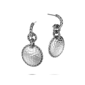 Bông tai John Hardy Classic Chain Hammered Drop Earring
