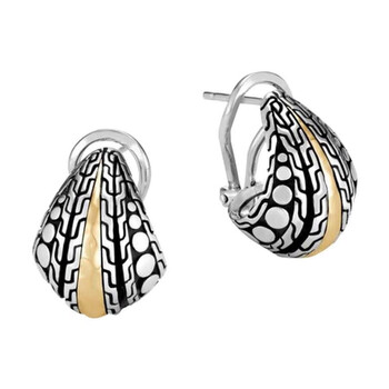 Bông tai John Hardy Dot Buddha Belly Earring In Silver