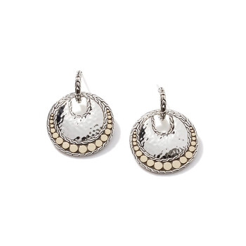 Bông tai John Hardy Hammered Round Drop Earrings
