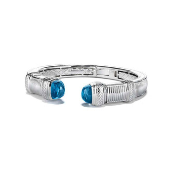 Bông tai Judith Ripka Cassandre Large Bracelet With London Blue Topaz