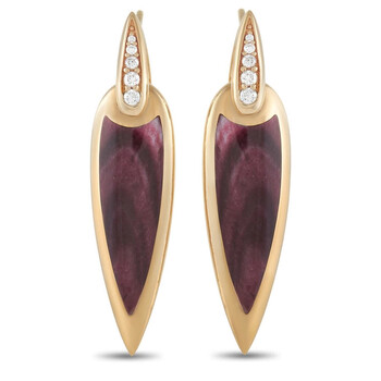 Bông tai Kabana 14K Yellow Gold 0.20 Ct Diamond And Spiny Earrings