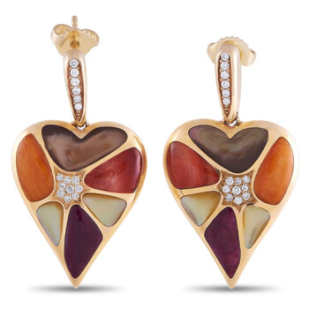 Bông tai Kabana 14K Yellow Gold 0.20 Ct Diamond