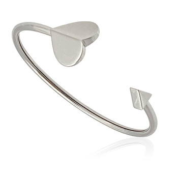Vòng tay Kate Spade Silver Heritage Metal Spade Flex Cuff chính hãng