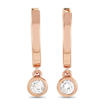 Bông tai Lb Exclusive 14K Rose Gold 0.20 Ct Diamond Earrings