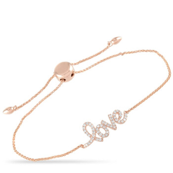 Vòng tay Lb Exclusive 14K Rose Gold 0.25 Ct Diamond Love Bracelet chính hãng