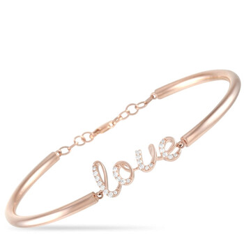 Vòng tay Lb Exclusive 14K Rose Gold 0.25 Ct Diamond Love Bracelet chính hãng