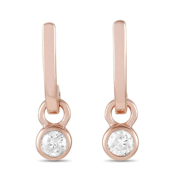 Lb Exclusive 14K Rose Gold 0.29 Ct Diamond Earrings 1 Bông tai Lb Exclusive 14K Rose Gold 0.29 Ct Diamond Earrings