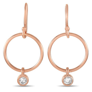 Bông tai Lb Exclusive 14K Rose Gold 0.32 Ct Diamond Earrings