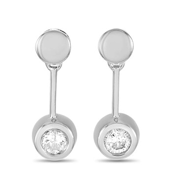 Lb Exclusive 14K White Gold 0.25 Ct Diamond Earrings 2 Bông tai Lb Exclusive 14K White Gold 0.25 Ct Diamond Earrings