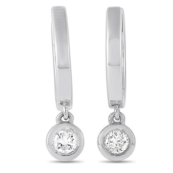 Bông tai Lb Exclusive 14K White Gold 0.25 Ct Diamond Earrings