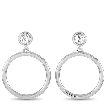 Lb Exclusive 14K White Gold 0.31 Ct Diamond Earrings 2 Bông tai Lb Exclusive 14K White Gold 0.31 Ct Diamond Earrings