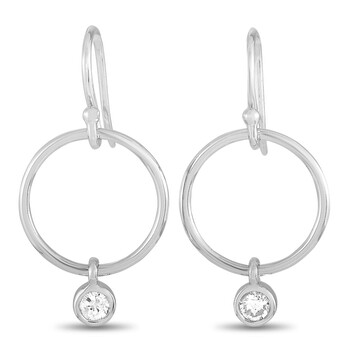 Lb Exclusive 14K White Gold 0.32 Ct Diamond Earrings 1 Bông tai Lb Exclusive 14K White Gold 0.32 Ct Diamond Earrings