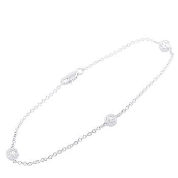 Vòng tay Lb Exclusive 14K White Gold 0.37 Ct Diamond Bracelet chính hãng
