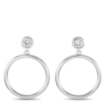 Bông tai Lb Exclusive 14K White Gold 0.40 Ct Diamond Earrings