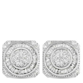 Lb Exclusive 14K White Gold 1.00 Ct Diamond Earrings 2 Bông tai Lb Exclusive 14K White Gold 1.00 Ct Diamond Earrings