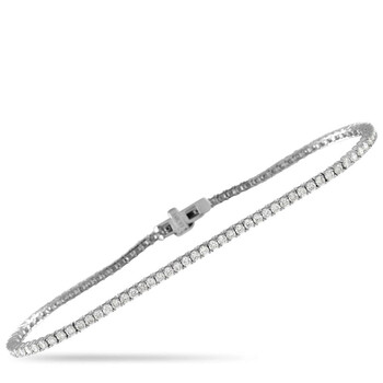 Vòng tay Lb Exclusive 14K White Gold 1.08 Ct Diamond Bracelet chính hãng
