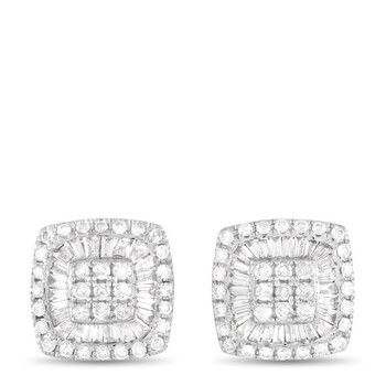 Lb Exclusive 14K White Gold 1.25 Ct Diamond Stud Earrings 1 Bông tai Lb Exclusive 14K White Gold 1.25 Ct Diamond Stud Earrings