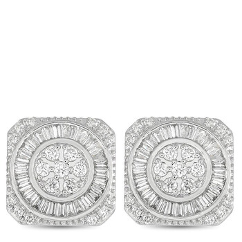 Bông tai Lb Exclusive 14K White Gold 1.75 Ct Diamond Earrings