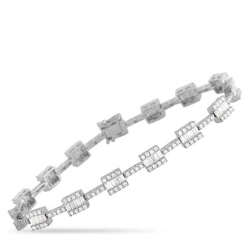 Lb Exclusive 14K White Gold 3.31 Ct Diamond Bracelet 2 Vòng tay Lb Exclusive 14K White Gold 3.31 Ct Diamond Bracelet chính hãng