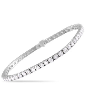 Vòng tay Lb Exclusive 14K White Gold 7.84Ct Diamonds Tennis Bracelet chính hãng