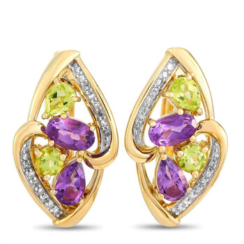 Bông tai Lb Exclusive 14K Yellow Gold 0.11 Ct Diamond