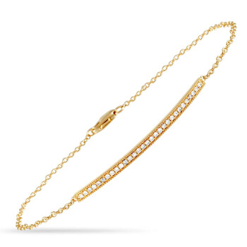 Vòng tay Lb Exclusive 14K Yellow Gold 0.25 Ct Diamond Bracelet chính hãng