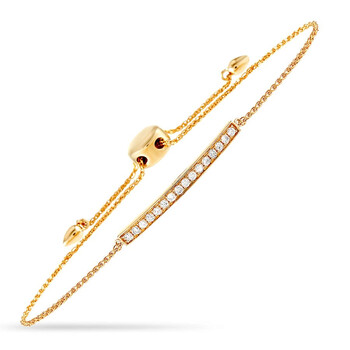 Lb Exclusive 14K Yellow Gold 0.25 Ct Diamond Bracelet 2 Vòng tay Lb Exclusive 14K Yellow Gold 0.25 Ct Diamond Bracelet chính hãng