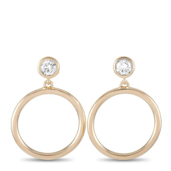 Bông tai Lb Exclusive 14K Yellow Gold 0.40 Ct Diamond Earrings