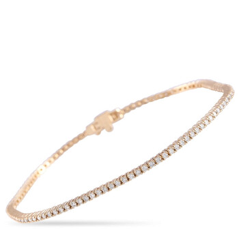 Vòng tay Lb Exclusive 14K Yellow Gold 1.36Ct Diamond Tennis Bracelet chính hãng