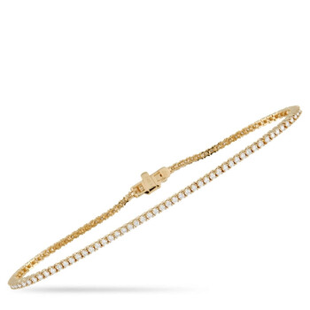 Vòng tay Lb Exclusive 14K Yellow Gold 1.40 Ct Diamond Tennis Bracelet chính hãng