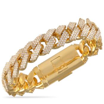 Vòng tay Lb Exclusive 14K Yellow Gold 15.54Ct Diamond Bracelet chính hãng