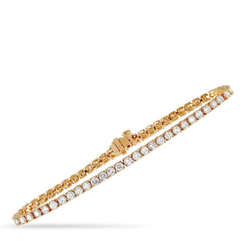 Vòng tay Lb Exclusive 14K Yellow Gold 4.88 Ct Diamond Tennis Bracelet chính hãng