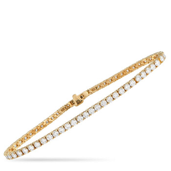 Vòng tay Lb Exclusive 14K Yellow Gold 5.97 Ct Diamond Tennis Bracelet chính hãng