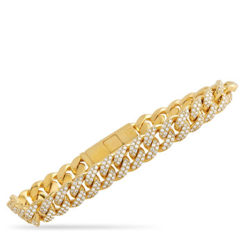 Vòng tay Lb Exclusive 14K Yellow Gold 7.91 Ct Diamond Bracelet chính hãng