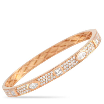 Lb Exclusive 18K Rose Gold 2.76 Ct Diamond Bangle Bracelet 1 Vòng tay Lb Exclusive 18K Rose Gold 2.76 Ct Diamond Bangle Bracelet chính hãng