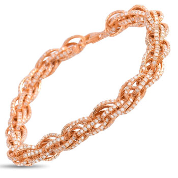 Vòng tay Lb Exclusive 18K Rose Gold 7.55 Ct Diamond Bracelet chính hãng