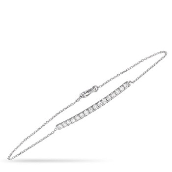 Vòng tay Lb Exclusive 18K White Gold 0.50 Ct Diamond Bracelet chính hãng