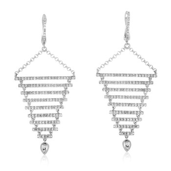 Lb Exclusive 18K White Gold Diamond Dangle Earrings Se15951Rbz 1 Bông tai Lb Exclusive 18K White Gold Diamond Dangle Earrings Se15951Rbz